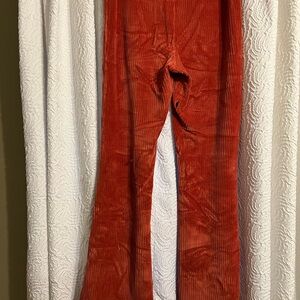 Aerie Burnt Orange Corduroy Pants